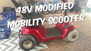 48v Modified Mobility Scooter test drive #powerwheelsaustralia #modifiedpowerwheels