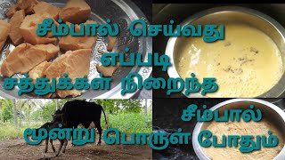 சீம்பால் செய்வது எப்படி / சத்துக்கள் நிறைந்த சீம்பால் இப்படி பண்ணுங்க மூன்று பொருள் போதும்