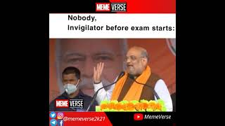 Invigilator before exam🤣😂 || #meme #exammeme