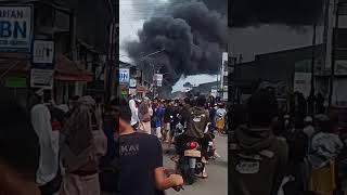 kebakaran gudang kasur mustikajaya bekasi