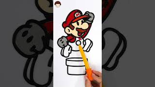 Super Mario With Jelly | Coloring, Painting, drawing, Super Mario Bros #shorts