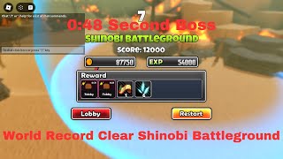 FASTEST Shinobu Raid Clear I Anime World Tower Defense