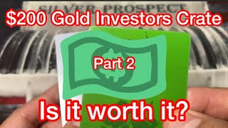 $200 Gold Investor crate unboxing & Review