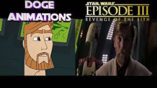 Fine Addition To My Collection  - 2003 Clone Wars Artstyle VS Film Comparison