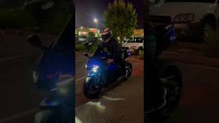 2022 Yamaha r1m cold start 🤧😍🥰❤💥#youtubeshorts #viralvideo #shortsvideo #yamahar1m #coldstart