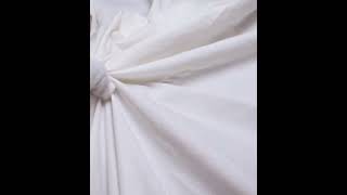 White Calico Khadi Cotton 130 GSM Fabric - Bleached, Dyeable & 36 12