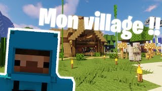 Je vous présente mon village !  | MINECRAFT |