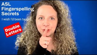 Secret 6: Double Letters *Fingerspelling Secrets* #asl #fingerspelling