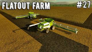 farming Simulator 22 Flatout Farm Timelapse Ep #27  Mega Farm fs22 gameplay