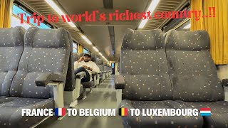 Luxembourg series | France to Belgium to Luxembourg | Breakfast in #belgium | #eatrideentertain