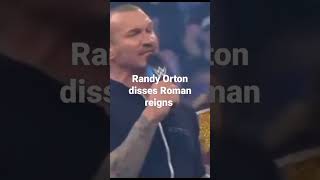 Randy Orton disses Roman Reigns on smackdown "John Cena is 10 times the superstar you'll ever be"