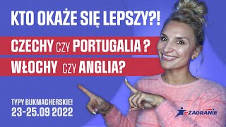 LIGA NARODÓW! Typy bukmacherskie! Portugalia?! Włochy?! Anglia?! #NiezłaTypiara