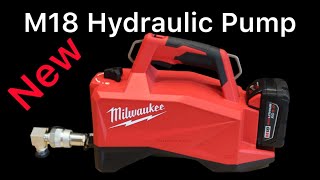 Introducing The Game-changing Milwaukee Tool M18 Hydraulic Pump With 10000 Psi Power!