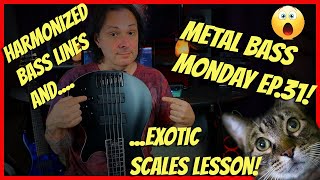 💥 Stop following the guitar riff! Harmonized bass lines and exotic scales!(Metal Bass Monday EP.31!)