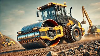 Heavy Machinery in Action: Wheel Loaders, Excavators, and Construction Vehicles