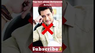 TOP Fact about BOLLYWOOD ACTORS | Shocking News 😱| Subscribe 🔔