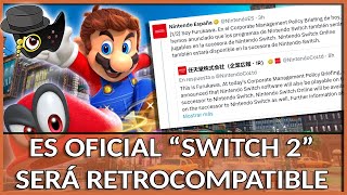 ES OFICIAL: "SWITCH 2" SERÁ RETROCOMPATIBLE -UNA DECISIÓN ACERTADA-