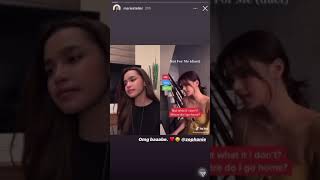 Maris Racal & Zephanie Dimaranan Singing Not For Me via tiktok