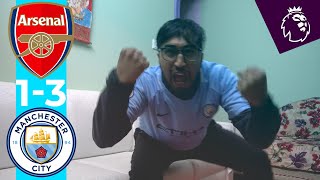 ARSENAL 1-3 CITY | ARSENAL V CITY REACTION | GREALISH GOAL | KDB GOAL | HAALAND GOAL | SAM JR REACTS