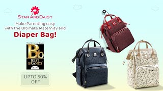 StarAndDaisy - Best Maternity Bag With Chic Style, Insulated Pockets And Large Storage Capacity