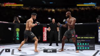 UFC 4 Career Mode - Intense fight with the great...