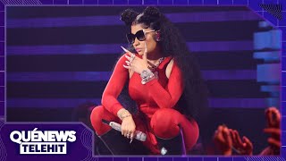 Nicki Minaj le arroja objeto a fan en pleno concierto | Qué News Telehit