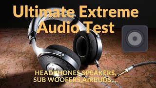 Ultimate Extreme Audio for Test Headphones Speaker Subwoofers AirPods  Dolby 4K 2020!