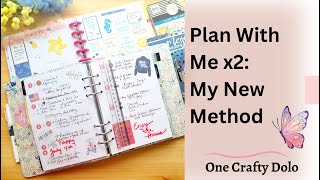 Plan With Me x2: My New Menthod