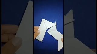 How to make a Ninja Star || #shorts #papercraft #shuriken || Full video link in description