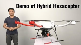 Demo Of YANGDA Hybrid Hexacopter Operation