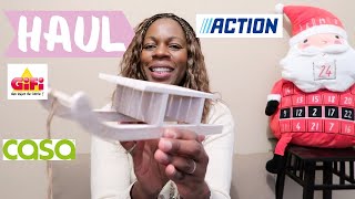 HAUL DECO DE NOËL ACTION GIFI CASA | CHRISTMAS HAUL | vlog famille