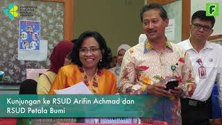 Kunjungan ke RSUD Arifin Achmad dan RSUD Petala Bumi Provinsi Riau