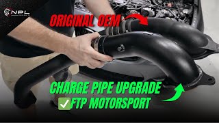 CHARGE PIPE UPGRADE VS OEM 🛠 Instalação Charge Pipe da FTP Motorsport na Samanta BMW M240i B58