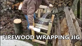 Firewood Wrapping Jig and Bundle Maker