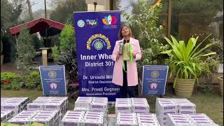 DC Dr Urvashi Mittal |  IWC Delhi Midtown, D301 |  Water Bottle Distribution | World Records India