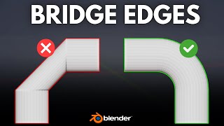 Learn to Bridge Edges in Blender!