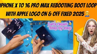 iPhone 11Pro/11 Pro Max stuck in constant Rebooting Boot loop with Apple Logo On & off fixed 2024