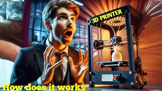 How 3d printer work's. learn in 3d animation.#animation #3danimation