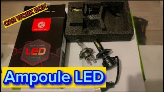 Ampoule LED H4 🔸marque CAR WORK BOX | Présentation et comparatif