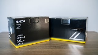 Nikon Z6 + 50mm 1.8 S Unboxing