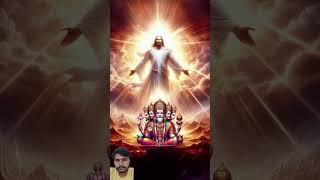 Jesus super hero vs hindu gods  #jesus #hero #reels #shorts #vishnu #laxmi #hanuman ❤️❤️