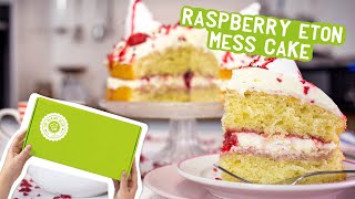 Raspberry Eton Mess Cake - Bakedin's July 2018 Baking Club box