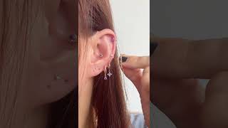 2024 Amethyst Ear Curation | EricaJewels Ear Styling Inspiration | 2025 Spring Fashion Trend