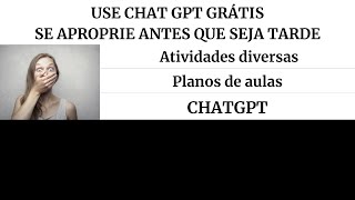 CHATGPT - É ASSUSTADOR? -  VEJA DO QUE ELE É CAPAZ - APRENDA EM 5 MINUTOS