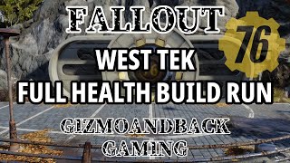 West Tek Full Health Double XP Run