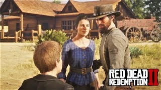 Red Dead Redemption 2 - Джон Марстон воссоединяется с Эбигейл и Джеком