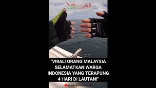 "Viral Orang Malaysia Selamatkan Warga Indonesia di Lautan!" #tvnusantara #viralvideo #shorts #short