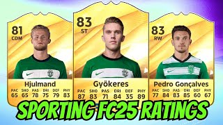 ‘SPORTING CP’ EAFC 25 RATINGS ft.Gyökeres, Hjulmand, Gonçalves & More! (FIFA 25 Ratings)