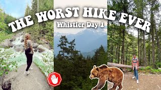 WHISTLER VLOG 🌈 | sea to sky highway, Whistler Village + the worst summer hike ever📍Rainbow Falls