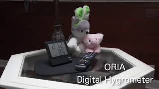 ORIA Digital Hygrometer Promo Video